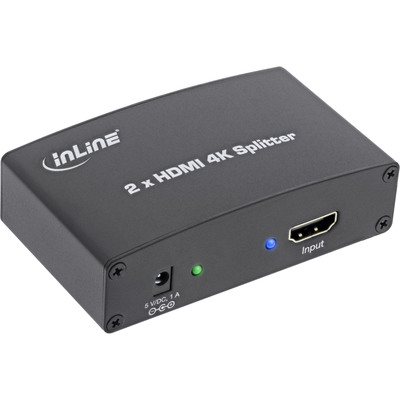 InLine® HDMI Splitter/Verteiler, 2-fach, 4K2K kompatibel (Produktbild 1)